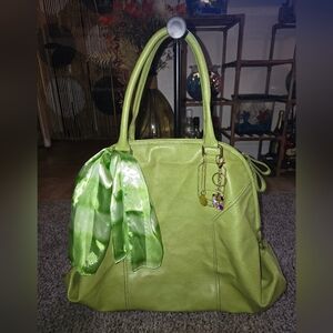⛩️ Big Buddha Lime Green Large Satchel Handbag